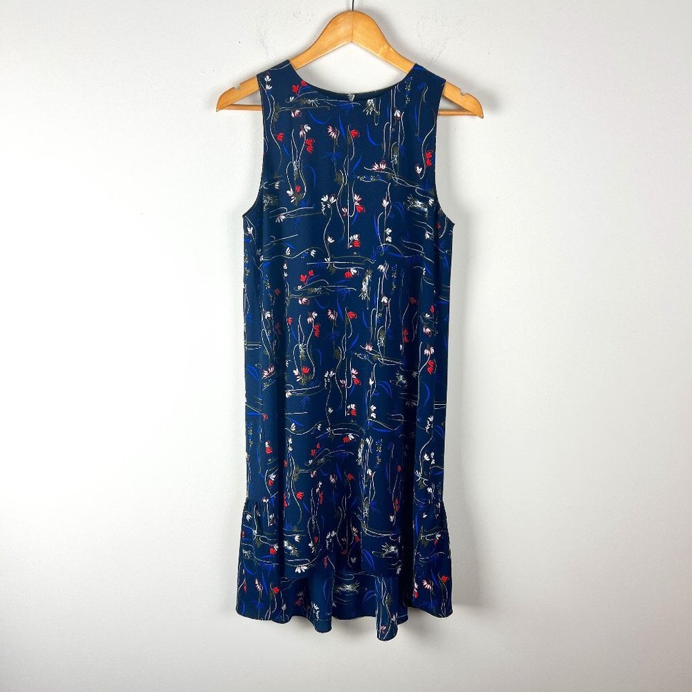 2/$30 Chelsea28 Floral Navy Tank Dress Small